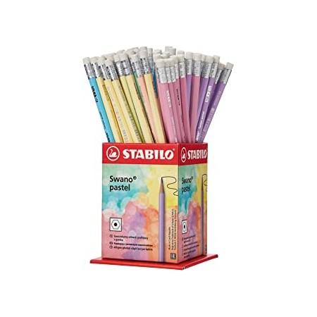 ESP. MATITE STABILO HB FUSTO COLOR PASTEL 72 PZ.