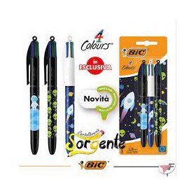 BIRO BIC 4 COLORI NEW DECOR BLISTER 3 PZ