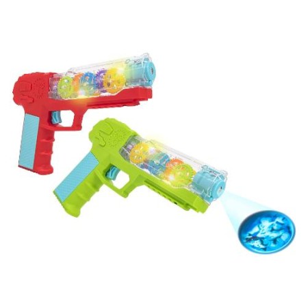 PISTOLA TRASPARENTE C/LUCI E SUONI