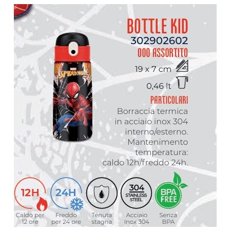BORRACCE C/CANNUCCIA SEVEN SPIDERMAN 2026