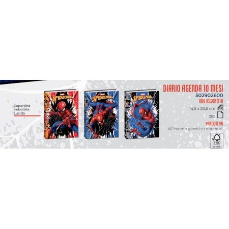 DIARI STD 10M SEVEN SPIDERMAN 2026