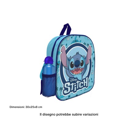 ZAINI ASILO C/BORRACCIA STITCH BLU