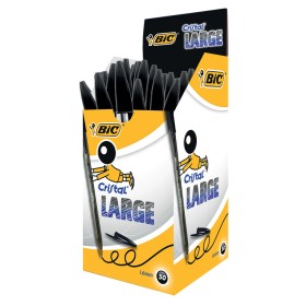 BIRO BIC CRISTAL LARGE NERA PZ.50