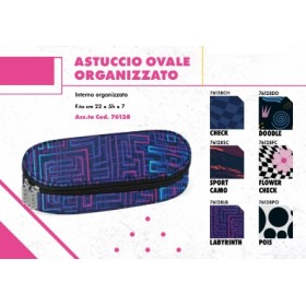 ASTUCCI OVALI UNICA TINTA COMIX DUSTY BLUE 2026