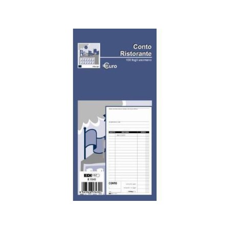 BLOCCHI CONTO RISTOR. CON DETTAGL. 22X10