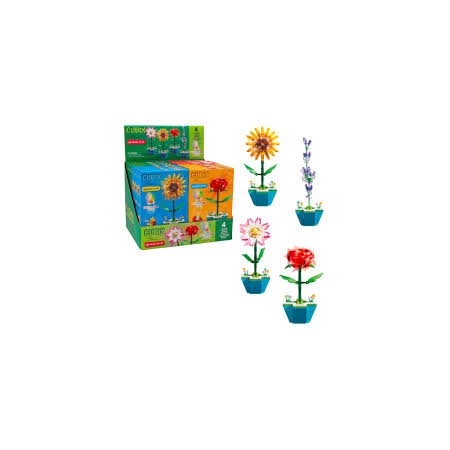 CUBIX PIANTA C/VASO C/LUCE