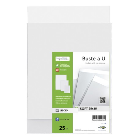 BUSTE A U 25x35 PZ.25 SEI