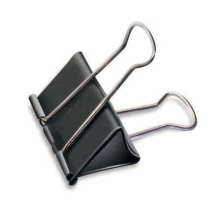 DOUBLE CLIPS NERE 32MM