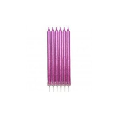 CANDELE CON BASE VIOLA