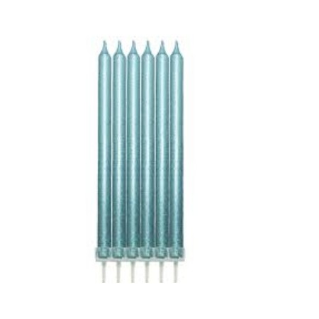 CANDELE CON BASE AZZURRE