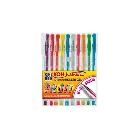 PENNE ROLLER GEL 6+4 OMAGGIO