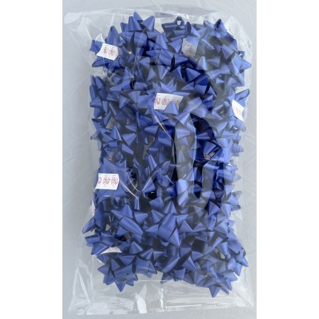 BUSTA FIOCCHI 7MM BLU MARINO PZ.100