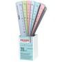 BARATTOLI 24 RIGHELLI CM.20 ALLUMINIO FROST