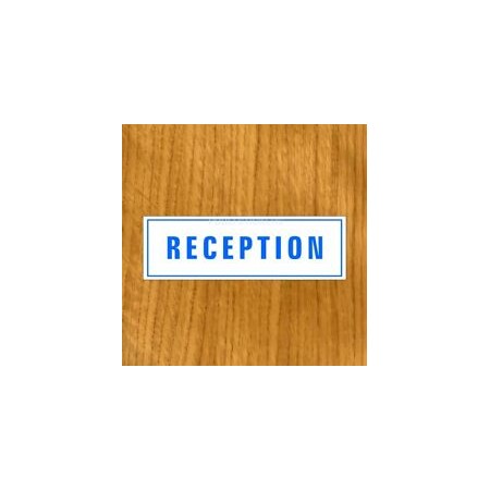TARGHETTE ADESIVE RECEPTION (PREZZO X CONFEZIONE DA 5)