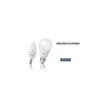 LAMPADINE A RISP. EN. FLUO E14 SFERA 9W