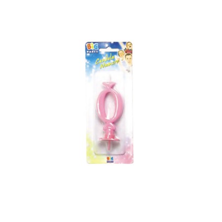 CANDELE CERA ROSA N.0