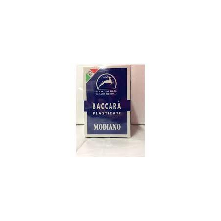 CARTE BACCARA' MODIANO BLU.