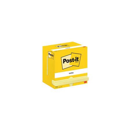 BLOCCHI POST-IT 3M 76X127 GIALLI IN SCATOLA PZ.12