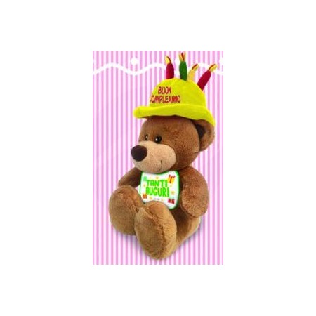 ORSO 20CM COMPLEANNO