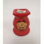 PORTA CANDELA ROSSO