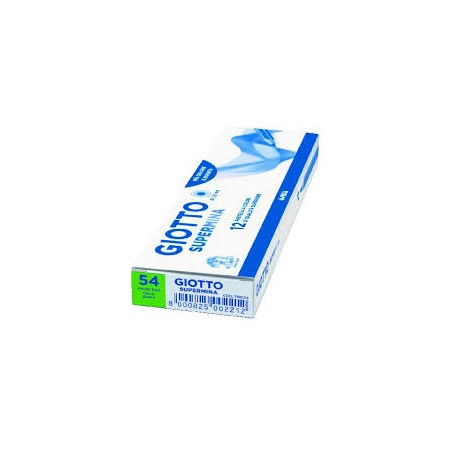 PASTELLI GIOTTO SUPERMINA SING. COLORE VERDE FLUO