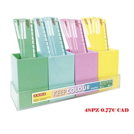 DISPLAY 48 RIGHELLI 16CM