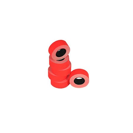 ROTOLI X PREZZATRICE 21X12 ROSSO