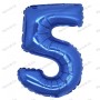 MYLAR NUMERI 42CM BLU 5