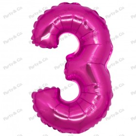 MYLAR NUMERI 42CM FUXIA 3