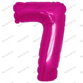 MYLAR NUMERI 42CM FUXIA 7