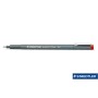 BIRO PIGMENT LINER 0.3 STAEDTLER ROSSE