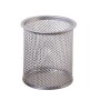 BICCHIERI PORTA PENNE IN METALLO SILVER