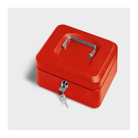 CASSETTA METALLO 20X16X9 ROSSO