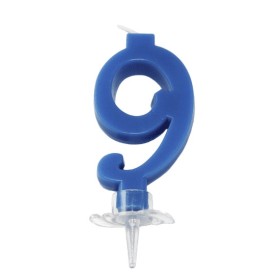 CANDELE MINI BLU COBALTO N 9