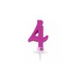 CANDELE MINI FUXIA N 4