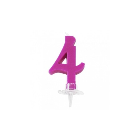 CANDELE MINI FUXIA N 4