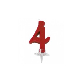 CANDELE MINI ROSSO N4