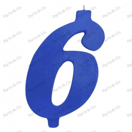 CANDELE MAXI BLU N6