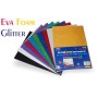 GOMMA EVA A4 GLITTER
