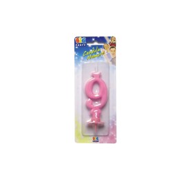 CANDELE CERA ROSA N.9