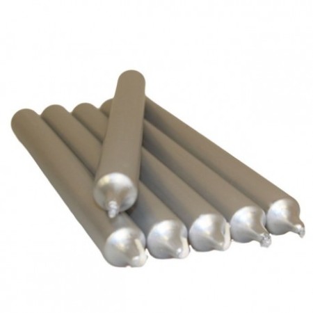 12 CANDELE ARGENTO