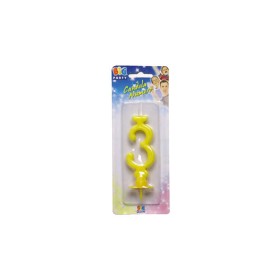CANDELE CERA GIALLO N.3