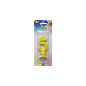CANDELE CERA GIALLO N.5