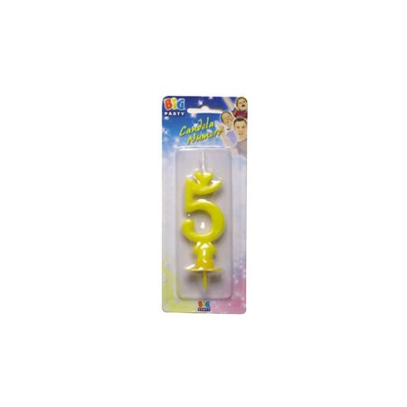 CANDELE CERA GIALLO N.5