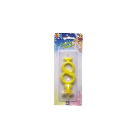 CANDELE CERA GIALLO N.8
