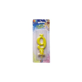 CANDELE CERA GIALLO N.9