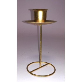 PORTA CANDELE ORO