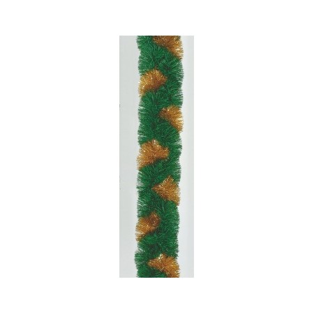 FILI TRECCIA VERDE/ORO 233/12