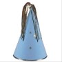 CAPPELLO DA FATA VELLUTATO AZZURRO