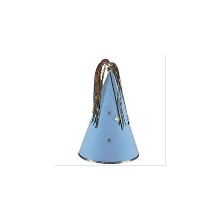 CAPPELLO DA FATA VELLUTATO AZZURRO